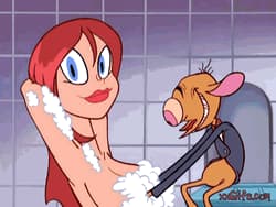 Ren & Stimpy Titty Scrub'