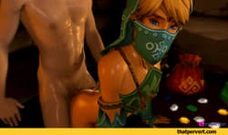 Link found a new way to earn rupees.'