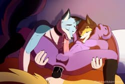 Gay furry threesome'