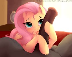 Fluttershy cock tease'