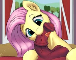 Fluttershy blow'