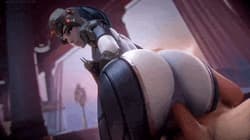 Big widowmaker bouncing ass'