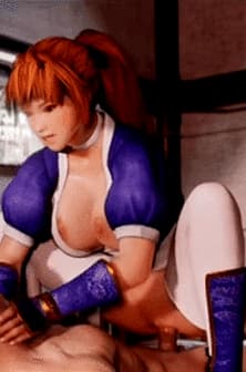 Kasumi fucks hard after she lost her bet'