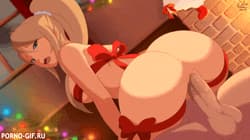 New Year sex gift (drawn anime)'