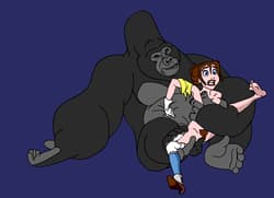 Tarzan Kerchak and Jane GIF animation'