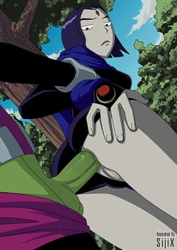 e621 anal anal_penetration animated anus back balls beast_boy butt clothed_sex clothing dc_comics duo erection female hair human incognitymous looking_back male mammal panties panties_aside penetration penis pussy raven_(teen_titans) sex sijix straight te'