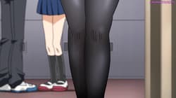 gif animation anime Onii-chan no Koto Nanka Zenzen Suki Janain Dakara ne Kondou Mayuka black pantyhose tights nylon legs hosiery giirl'