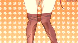 GIF onii-chan dakedo ai sae areba kankei nai yo ne nikaidou arashi red pantyhose anime giirl nylon legs tights'