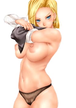 Android 18 dancing.'