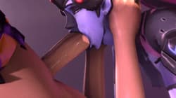 Widowmaker mouth used as fuckhole'
