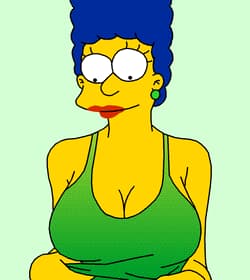 Marge flashing boobs'