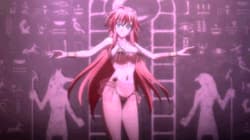 rias gremory belly dance'