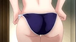 Nice Japanese woman’s ass in bikini bottom'