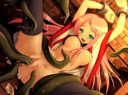 Green tentacle pussy fucking pink hair'