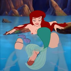 The Little Mermaid Ariel Finjob'