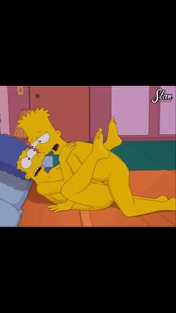 Bart fucking his own mom while his dad is at work'