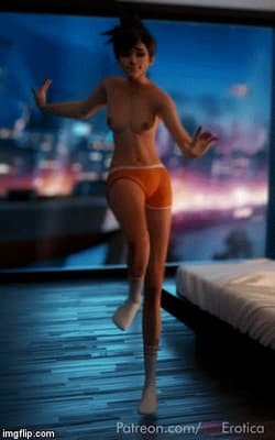 Tracer sexy Dancing Topless'