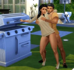 Sims 4 porn gif au barbecues'